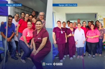 Foto - Sábado de Multivacinação e Outubro Rosa