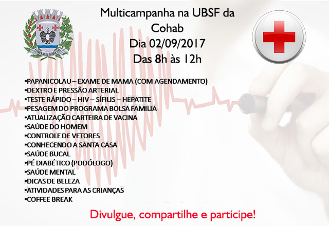Cohab recebe Multicampanha da Saúde