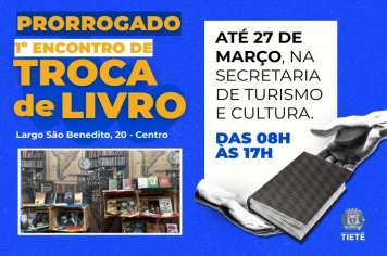 1° Encontro de troca de livro
