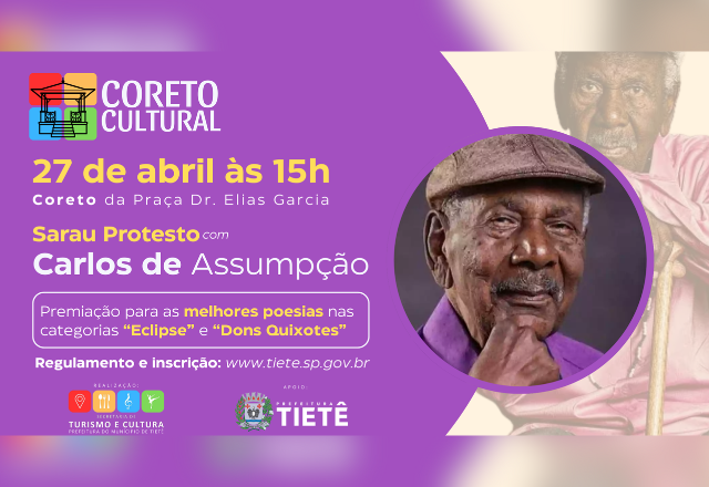 2º Coreto Cultural com Carlos de Assumpção