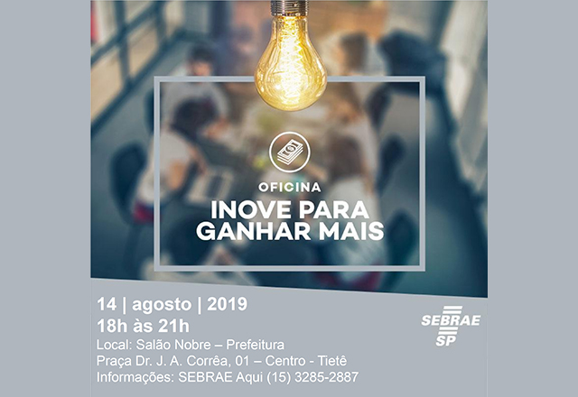 SEBRAE Aqui realiza Oficina Inove para ganhar mais