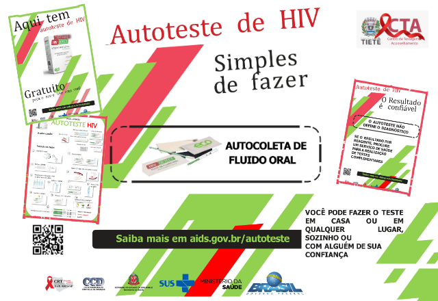 SAIBA MAIS SOBRE O AUTOTESTE DE HIV