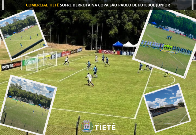 COMERCIAL TIETÊ SOFRE DERROTA NA COPINHA