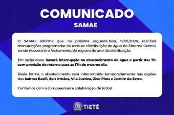 Manutenção SAMAE