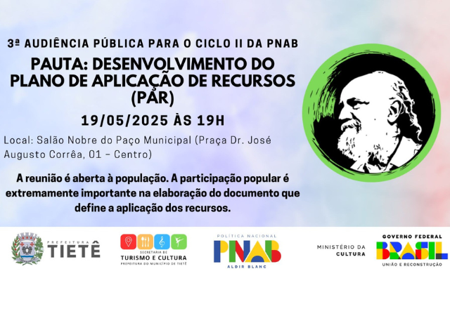 3º AUDIÊNCIA PÚBLICA PARA O CICLO II PNAB