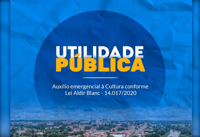 DECRETO Nº 6.789/2020 - Lei Federal de Emergência Cultural Aldir Blanc