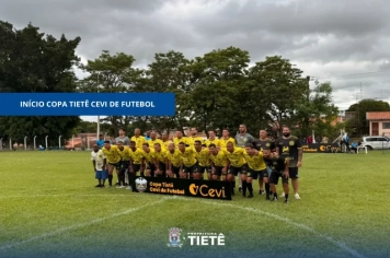 INÍCIO DA COPA TIETÊ CEVI DE FUTEBOL