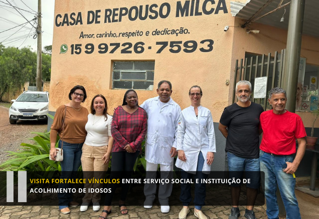 Visita fortalece vínculos entre Serviço Social e instituição de acolhimento de idosos!