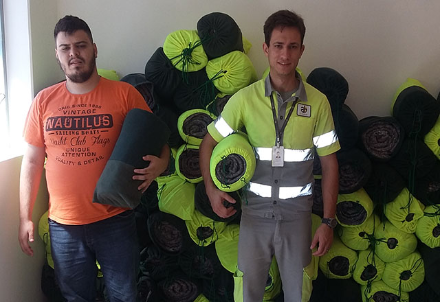 AB Colinas realiza doação de roupas e cobertores para o Fundo Social de Solidariedade