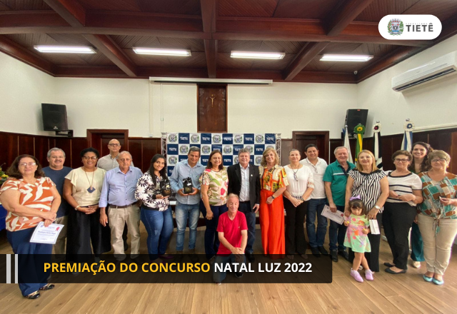 PREMIAÇÃO DO CONCURSO NATAL LUZ 2022