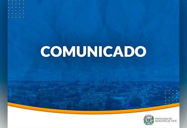 COMUNICADO DE FALTA DE ÁGUA (22/07)