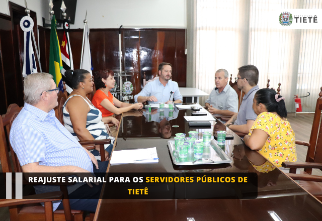 Reajuste salarial para os servidores públicos de Tietê