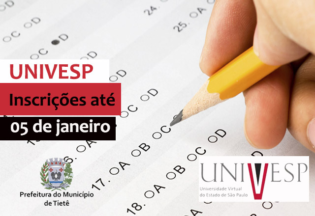 Últimos dias para inscrição do vestibular 2018 da Univesp