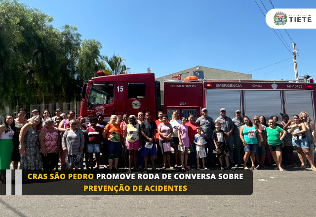 CRAS São Pedro Promove Roda de Conversa sobre Prevenção de Acidentes