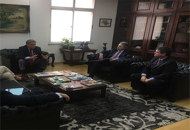 Prefeito Vlamir apresenta Projeto de segurança da Zona Rural para Secretário de Agricultura de São Paulo