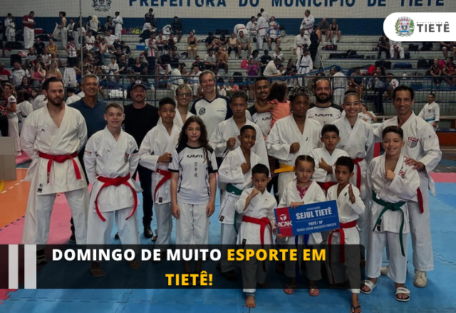 Domingo de muito esporte em Tietê!