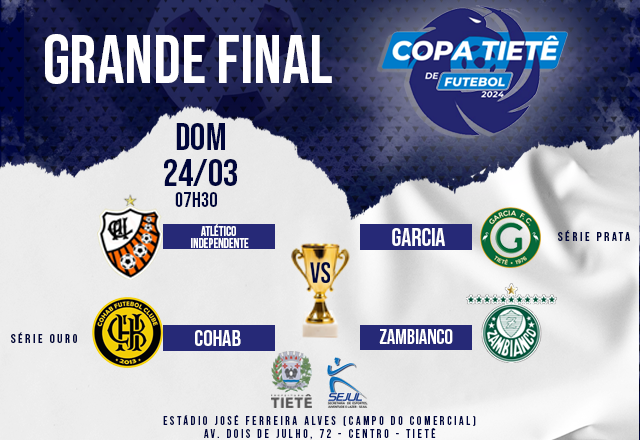 GRANDE FINAL DA COPA TIETÊ DE FUTEBOL 2024