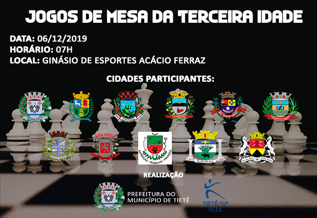 Prefeitura e SEJUL promove Jogos de Mesa da Terceira Idade