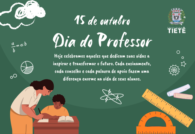 15 de Outubro Dia do Professor