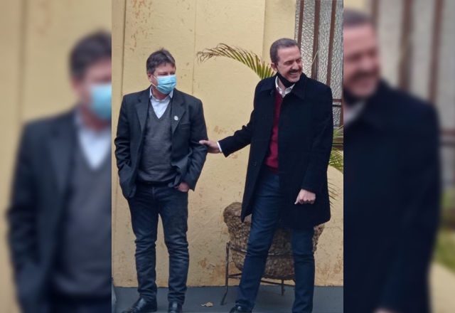 PREFEITO VLAMIR SANDEI ACOMPANHOU O SECRETÁRIO DE ESTADO DA AGRICULTURA ITAMAR BORGES, NO ÚLTIMO SÁBADO, EM VISITA AO NÚCLEO DE PRODUÇÃO DE MUDAS DE TIETÊ