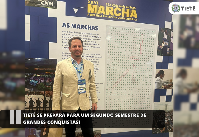 Tietê se prepara para um segundo semestre de grandes conquistas!