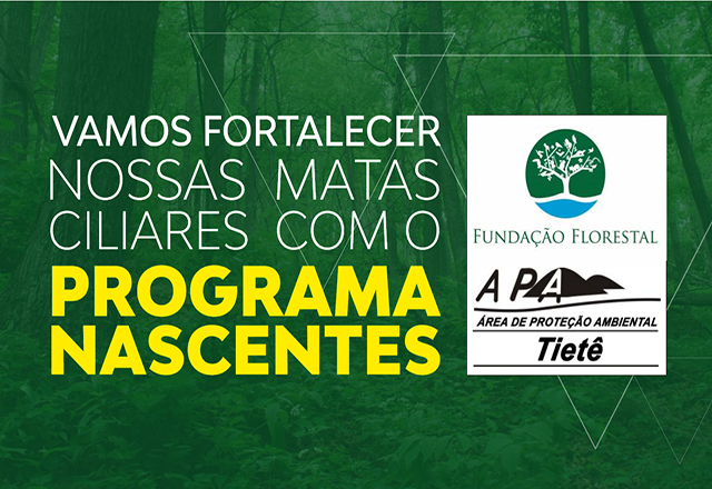 “Programa Nascentes” incentiva recuperação de mata ciliares e nascentes em propriedades privadas