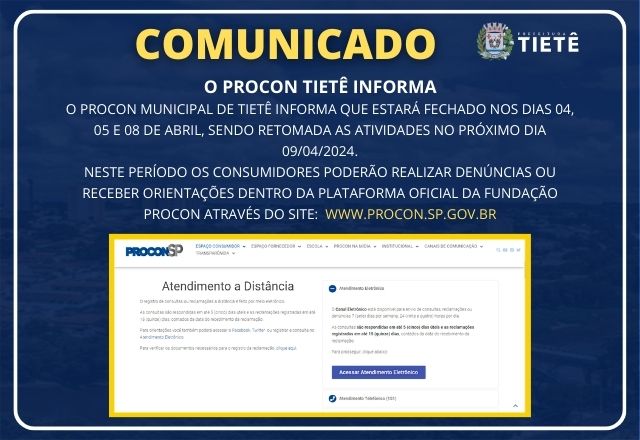 COMUNICADO- PROCON