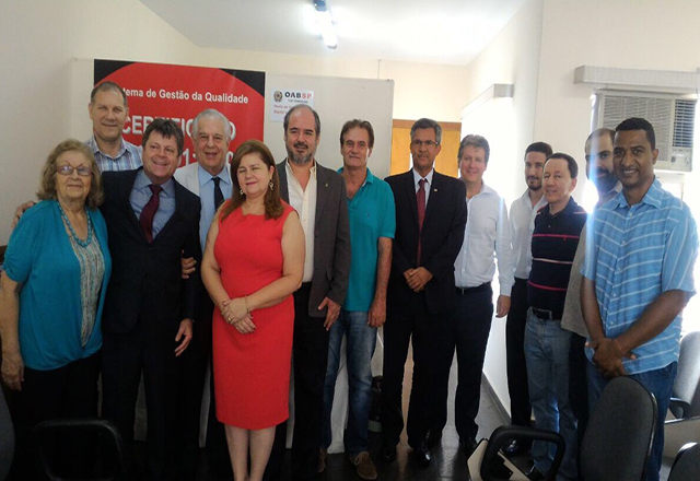 Vlamir Sandei prestigia posse da nova Presidente da Comissão de Meio Ambiente da OAB