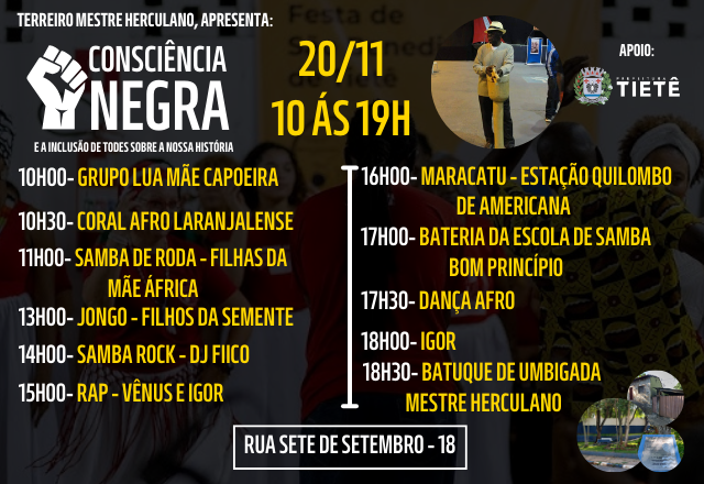 CONSCIÊNCIA NEGRA - 20/11