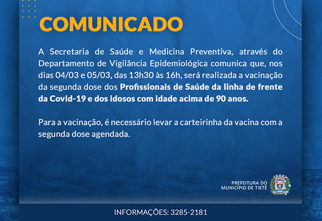 Vacinação contra a Covid-19