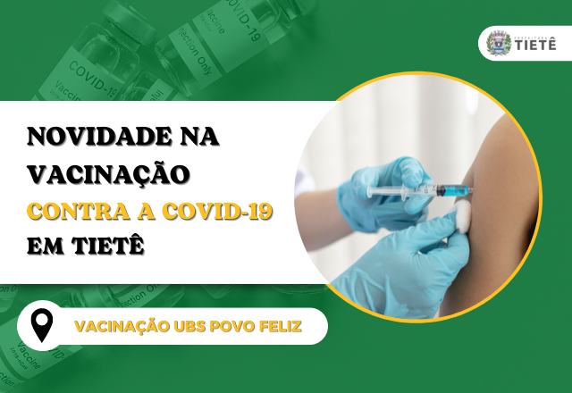 VACINAÇÃO CONTRA A COVID-19 NA UBS POVO FELIZ
