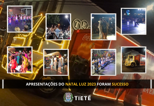 APRESENTAÇÕES DO NATAL LUZ 2023 FORAM SUCESSO!