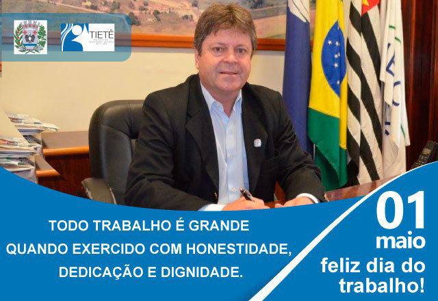 Parabéns a todos os trabalhadores da nossa querida cidade!