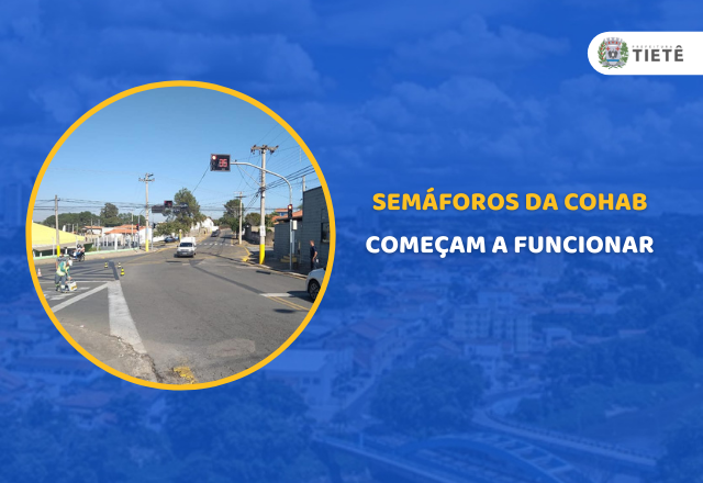 SEMÁFOROS DA COHAB COMEÇAM A FUNCIONAR