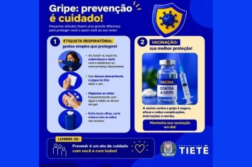 Gripe: prevenção é cuidado!
