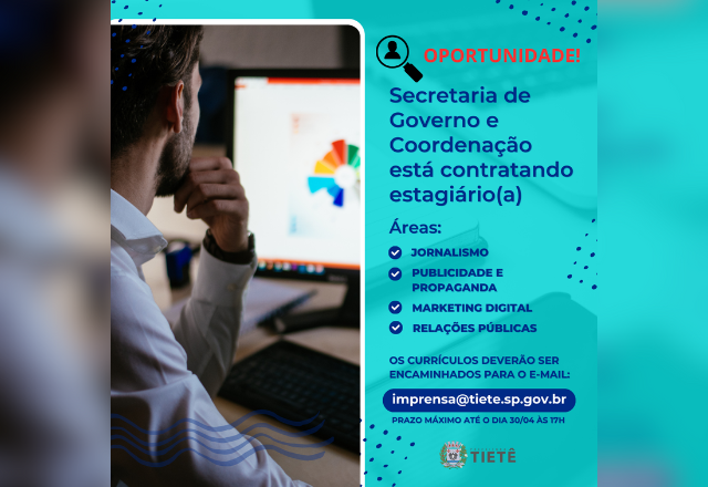 PRECISA SE DE ESTAGIÁRIOS