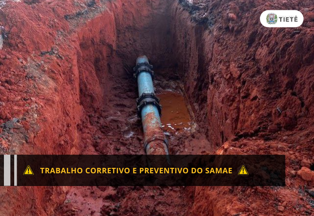 TRABALHO CORRETIVO E PREVENTIVO DO SAMAE
