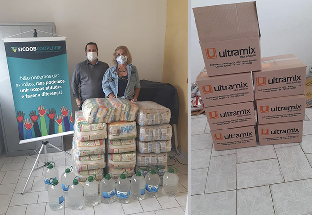 Assistência Social recebe doações de alimentos e produtos de higiene