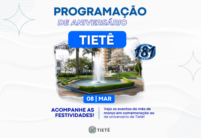 PROGRAMAÇÃO DE ANIVERSÁRIO