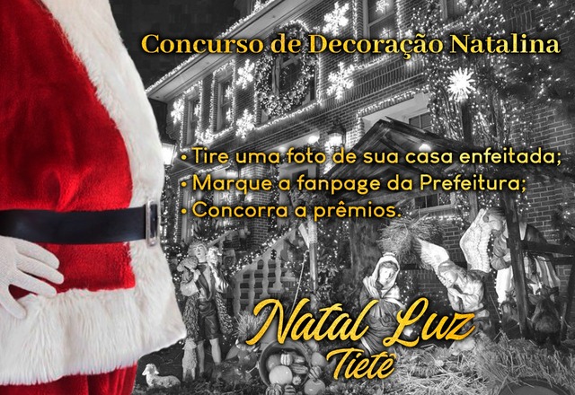 Natal Luz promove Concurso de Decoração Natalina