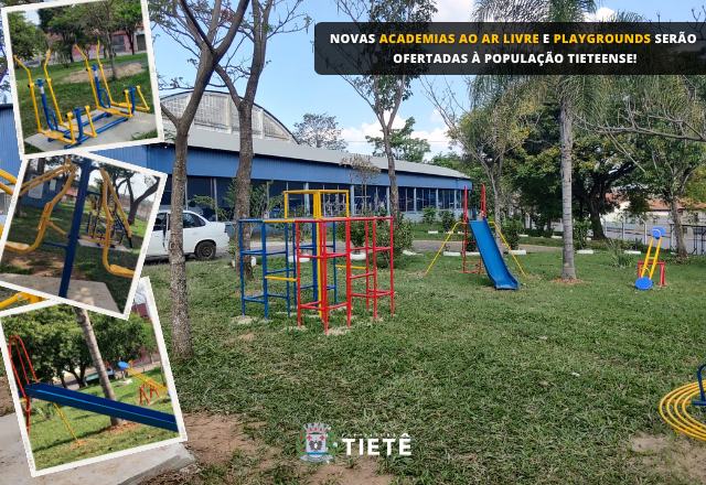 NOVAS ACADEMIAS E PLAYGROUNDS SÃO ENTREGUES A POPULAÇÃO!