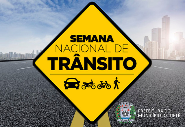 Semana Nacional do Trânsito terá atividades nas Escolas Municipais