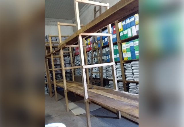 A Prefeitura do Município de Tietê, realiza melhorias na instalação do arquivo central.