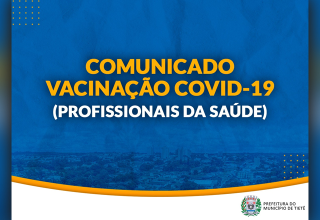 Vacinação Profissionais da Saúde