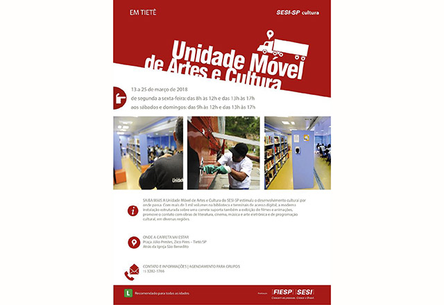 SESI traz unidade móvel para Tietê