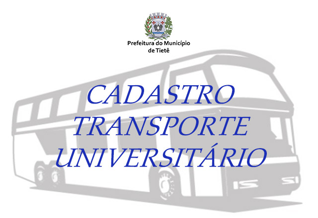 Cadastro para Transporte Universitário segue na secretaria da Educação