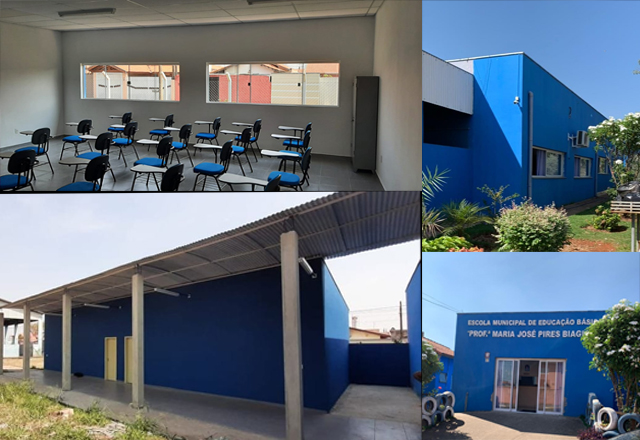 ESCOLA DO BAIRRO TERRAS DE SANTA MARIA RECEBE INVESTIMENTOS DE AMPLIAÇÃO E REFORMA