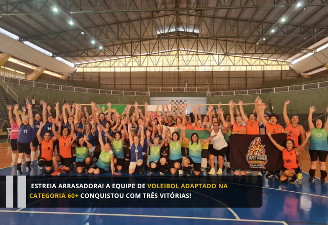 Tietê brilha no Voleibol Adaptado!