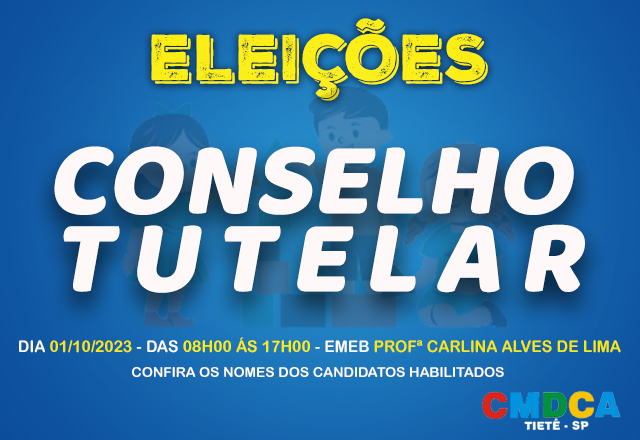 ELEIÇÕES - CONSELHO TUTELAR 2023