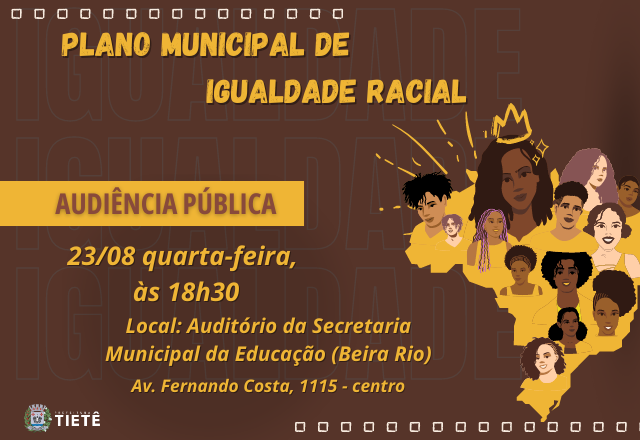 Plano Municipal de Igualdade Racial